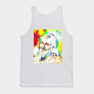 Democritus Colourful Portrait | Democritus Artwork 8 Tank Top